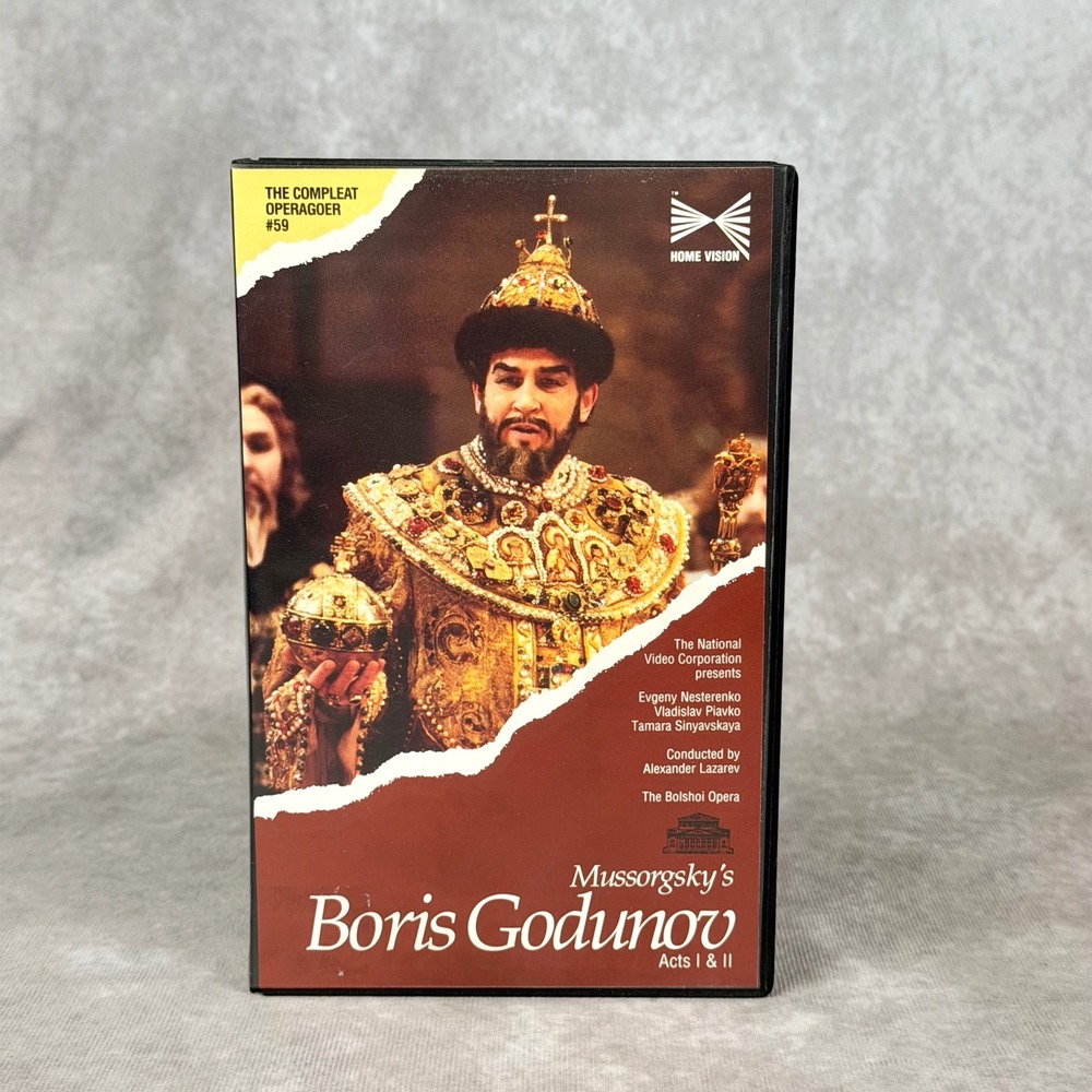 Mussorgsky Boris Godunov Acts I II VHS Bolshoi Opera Home Vision Nesterenko #59